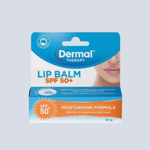 Dermal Therapy lip balm spf 50+, available at Western Skin Institute